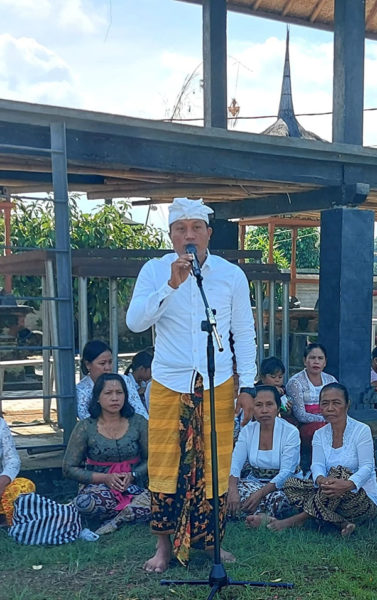 Bapak Wayan Semadi Sebagai Ketua IWB Peninjoan Lombok dan Ketua Krama Pura Gumang Peninjoan